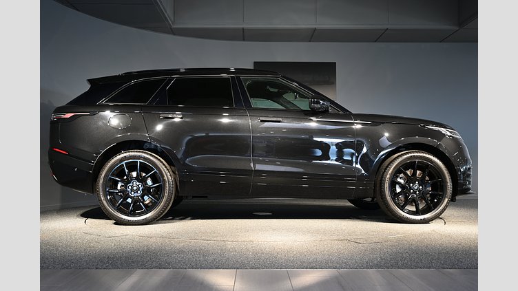 2025 Ny Land Rover Range Rover Velar Santorini Black (svart färg) AWD P400e Dynamic SE