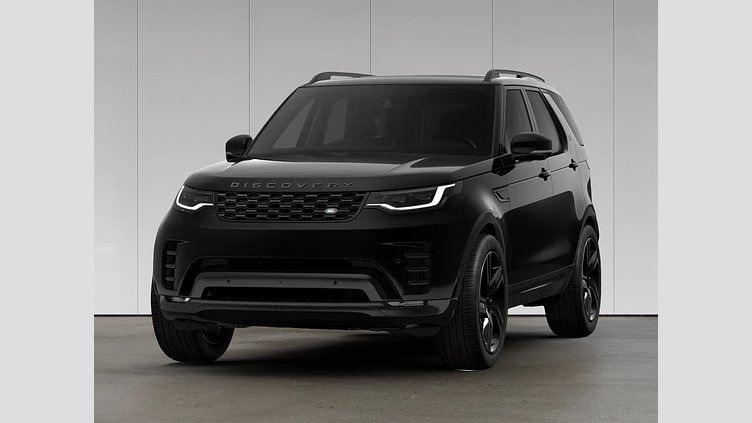 2025 Approved Land Rover Discovery Santorini Black 3.0 literes, soros 6 hengeres dízel motor, 350 LE, 8 sebességes automata váltó Dynamic HSE