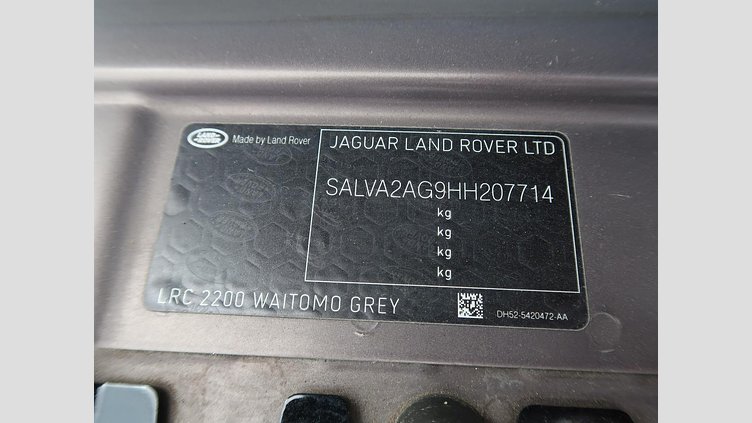 2016 認定中古車 Land Rover Range Rover Evoque Waitomo Grey 2.0 litre Si4 Petrol HSE
