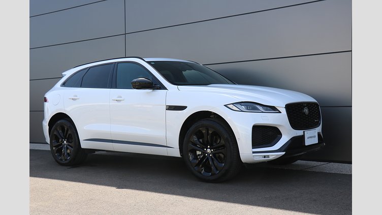 2024 認定中古車 Jaguar F-Pace オストゥーニパールホワイト P400e ガソリン プラグインハイブリッド R-DYNAMIC HSE