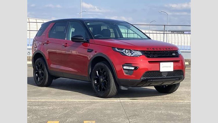 2017 認定中古車 Land Rover Discovery Sport Firenze Red 2.0 litre i4D Diesel 7人乗り フロントシートヒーター＆クーラー リヤシートヒーター ステアリングホイールヒーター 19インチスタイル5021グロスブラックホイール MERIDIANサラウンドサウンドシステム プライバシーガラス ブラックパック