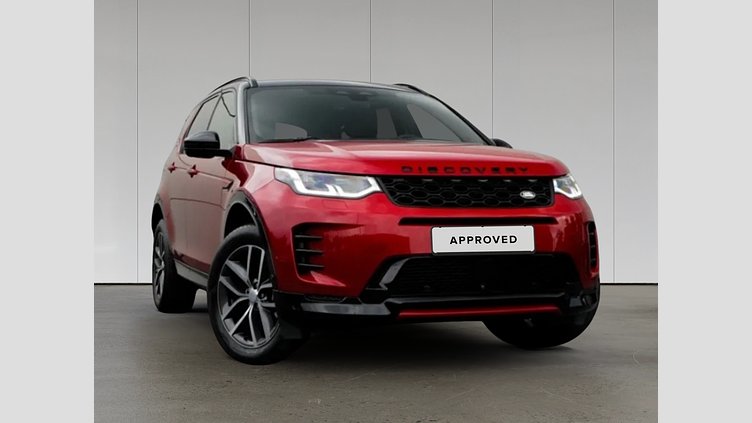 2025 Approved Land Rover Discovery Sport Firenze Red D200 Diesel MHEV Standardowy rozstaw osi Dynamic SE