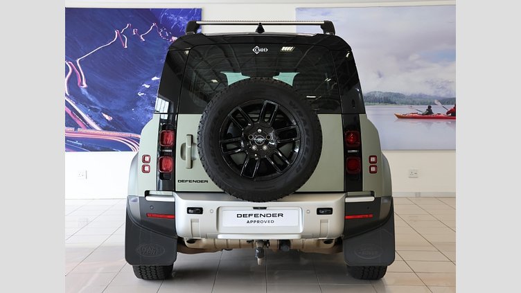 2024 Approved Land Rover Defender 110 Pangea Green Balance of 5 Year/100 000 km's Maintenance plan from inception date. 

**FULL BRAND NEW MATT WRAP***

Electronic Air Suspension, Interior Mirror Smart View,Daytime Running Lamps, Water Wading Aid, Blind Spot Assist, Forward  2024 Land Rover Defender 110 D250 SE