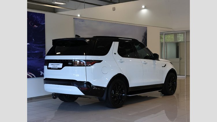 2023 Approved Land Rover Discovery Fuji White Balance of 5 Year/100 000 km's Maintenance plan from inception date.

Experience the pinnacle of versatility with this 2023 Land Rover Discovery P360 SE R-Dynamic. This vehicle perfectly balances world-class off-road capability 2023 Land Rover Discovery 3.0i SE R-Dynamic (P360)