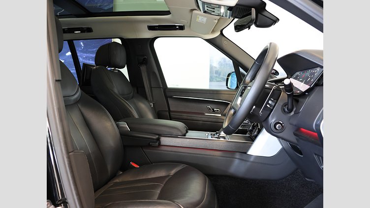 2023 Approved Land Rover Range Rover Santorini Black Balance of 5 Year/100 000 km's Maintenance plan from inception date.

Memory Front Seats, Heated Folding Memory Parking Mirrors, Elec Deployable Towbar, All-Wheel Drive, Perpendicular Park Assist, Park Distance Control Land Rover Range Rover 4.4 First Edition (P530)