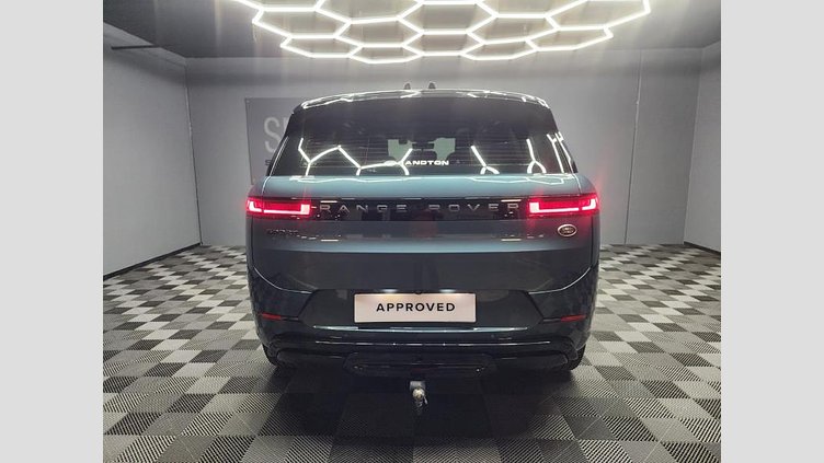 2023 Approved Land Rover Range Rover Sport Giola Green Soft close doors
electric deployable tow bar
heated steering wheel
Pivi Pro Connected
Android Auto
Apple CarPlay
Rear media entertainment
LED headlights 3.0D DYNAMIC HSE (D350)