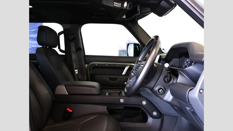 2022 Approved Land Rover Defender 110 Pangea Green Balance of 5 Year/100 000 km's Maintenance plan from inception date.

Interior Mirror Smart View, Memory Front Seats, Front Console with Armrest & Fridge, Daytime Running Lamps, Navigation, Cruise Control ACC  2022 Land Rover Defender 110 D300 HSE X-Dynamic