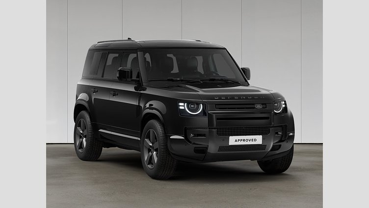 2025 Approved Land Rover Defender 110 Santorini Black D350 MHEV z silnikiem wysokoprężnym X-Dynamic SE