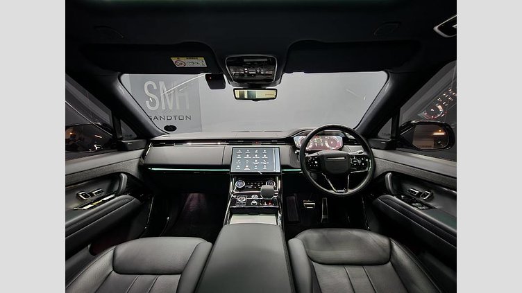 2023 Approved Land Rover Range Rover Sport Portofino Blue electric deployable tow bar
soft close doors
smash-and-grab protection
heated and ventilated electric seats with front memory
heated steering wheel
panoramic sliding sunroof
Meridian Sound System
rear media entertainment
wireless charging D350 Dynamic HSE