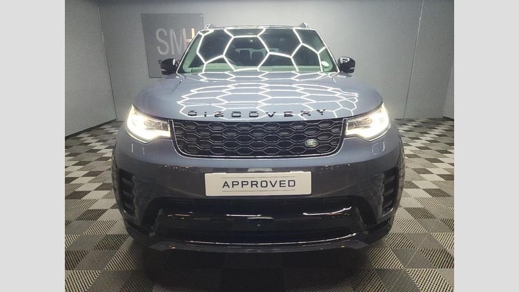 2024 Approved Land Rover Discovery Varesine Blue Paddle Shifts, 2 Sunroofs, Meridian Sound System, Adaptive Cruise Control, Lane Keeping Assist, Tyre Pressure Monitoring System, Arm Rest Console, Fast Charging Points, Wireless Charging, Cabin Lighting Ambient, Pivi Pro Connected, Terrain Response, D300 Dynamic HSE