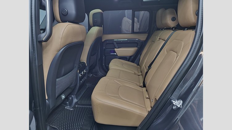 2025 Approved Land Rover Defender 110 Carpatian Grey The 2025 Land Rover Defender 110 D350 X-Dynamic HSE in striking Carpathian Grey with a Matte PPF finish and premium Caraway Leather interior delivers the perfect balance of luxury and capability,  D350 X-Dynamic HSE