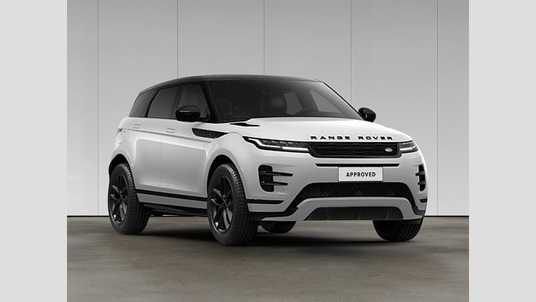 2025 Approved Land Rover Range Rover Evoque Fuji White D200 Diesel MHEV Standardowy rozstaw kół Dynamic SE
