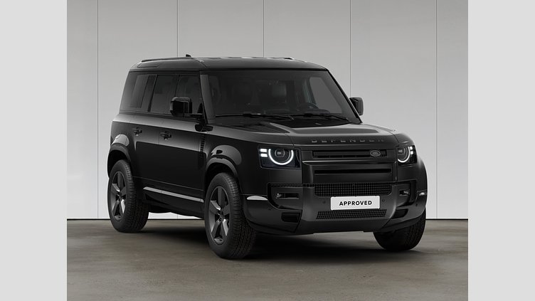 2026 Approved Land Rover Defender 110 Santorini Black D350 MHEV z silnikiem wysokoprężnym X-Dynamic SE