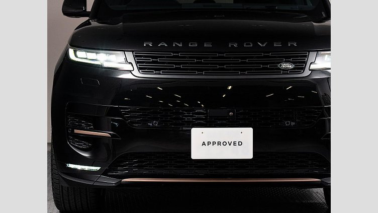 2024 認定中古車 Land Rover Range Rover Sport サントリーニブラック D300マイルドハイブリッド スタンダードホイールベース Dynamic SE