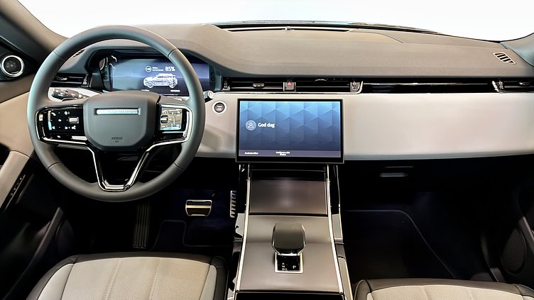 2025 Ny Land Rover Range Rover Evoque Santorini Black (svart färg) AWD P269e PHEV Dynamic SE