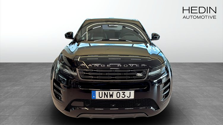 2025 Ny Land Rover Range Rover Evoque Santorini Black (svart färg) AWD P269e PHEV Dynamic SE