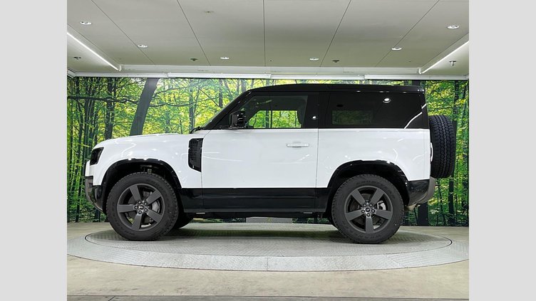 2025 認定中古車 Land Rover Defender 90 フジホワイト D350 ディーゼルマイルドハイブリッド X-Dynamic HSE