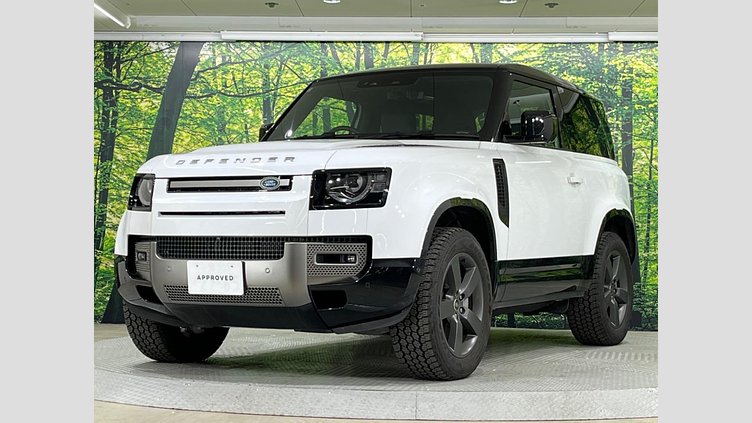 2025 認定中古車 Land Rover Defender 90 フジホワイト D350 ディーゼルマイルドハイブリッド X-Dynamic HSE