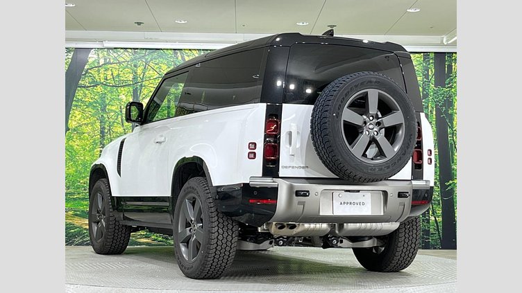 2025 認定中古車 Land Rover Defender 90 フジホワイト D350 ディーゼルマイルドハイブリッド X-Dynamic HSE