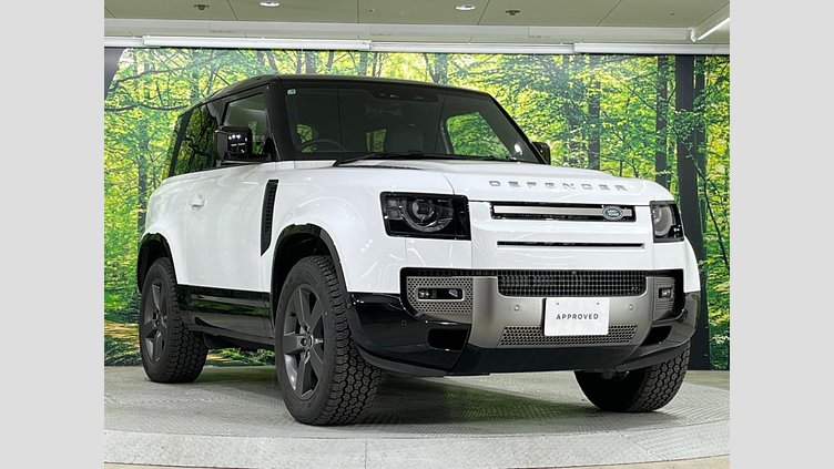 2025 認定中古車 Land Rover Defender 90 フジホワイト D350 ディーゼルマイルドハイブリッド X-Dynamic HSE