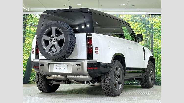 2025 認定中古車 Land Rover Defender 90 フジホワイト D350 ディーゼルマイルドハイブリッド X-Dynamic HSE