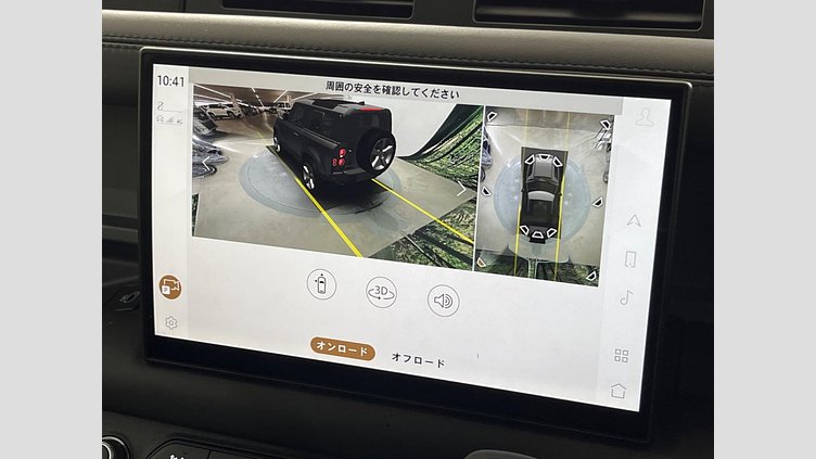 2025 認定中古車 Land Rover Defender 90 フジホワイト D350 ディーゼルマイルドハイブリッド X-Dynamic HSE