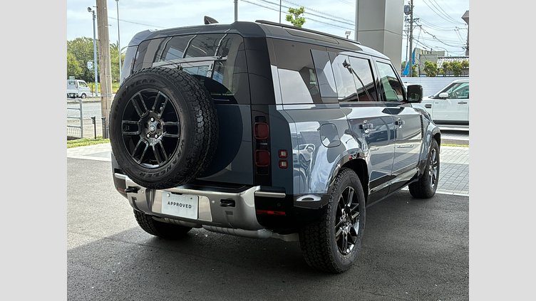 2025 認定中古車 Land Rover Defender 110 タスマンブルー D350 ディーゼルマイルドハイブリッド S