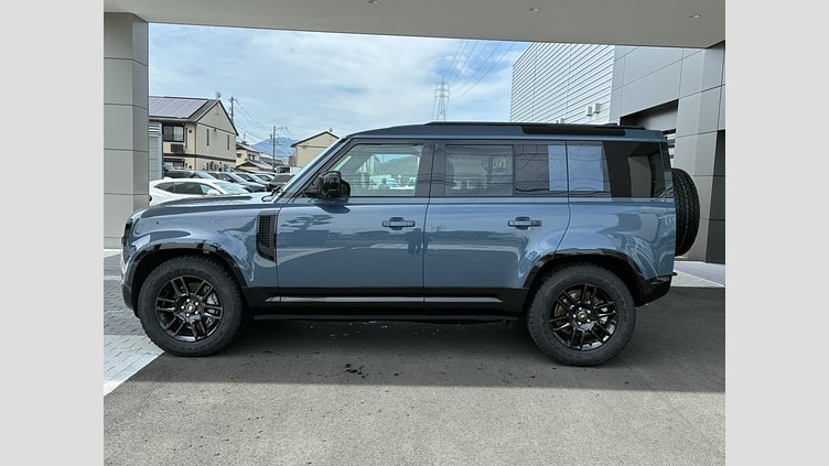 2025 認定中古車 Land Rover Defender 110 タスマンブルー D350 ディーゼルマイルドハイブリッド S