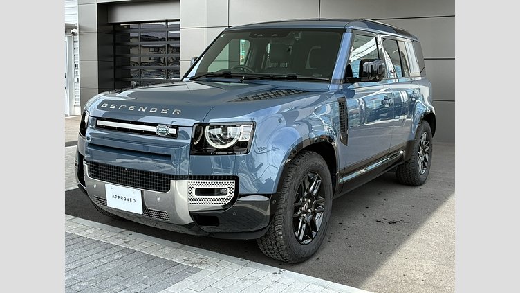 2025 認定中古車 Land Rover Defender 110 タスマンブルー D350 ディーゼルマイルドハイブリッド S