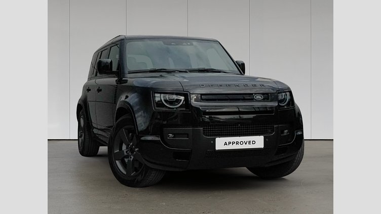 2025 Approved Land Rover Defender 110 Santorini Black D250 MHEV z silnikiem wysokoprężnym X-Dynamic SE