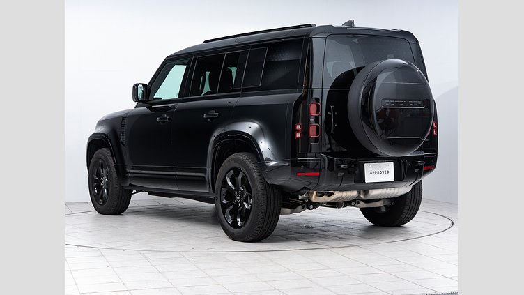 2025 認定中古車 Land Rover Defender 110 サントリーニブラック D350 ディーゼルマイルドハイブリッド X-DYNAMIC HSE D350　コイルサス　5人乗り