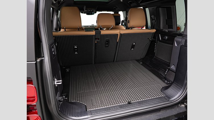 2025 認定中古車 Land Rover Defender 110 サントリーニブラック D350 ディーゼルマイルドハイブリッド X-DYNAMIC HSE D350　コイルサス　5人乗り