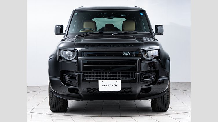 2025 認定中古車 Land Rover Defender 110 サントリーニブラック D350 ディーゼルマイルドハイブリッド X-DYNAMIC HSE D350　コイルサス　5人乗り