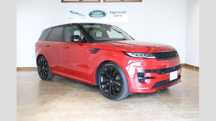 2023 認定中古車 Land Rover Range Rover Sport フィレンツェレッド 3.0リッター6気筒400PSターボチャージドガソリンMHEV（オートマチック） LAUNCH EDITION（FIRST EDITION BASE）
