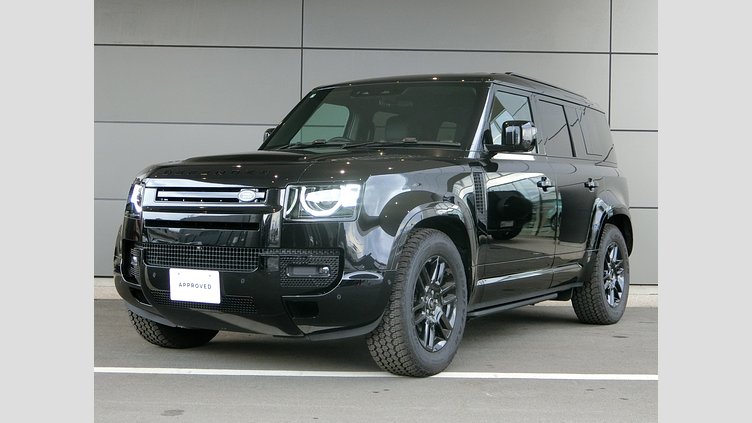 2025 認定中古車 Land Rover Defender 110 サントリーニブラック P300 ガソリン X-Dynamic SE