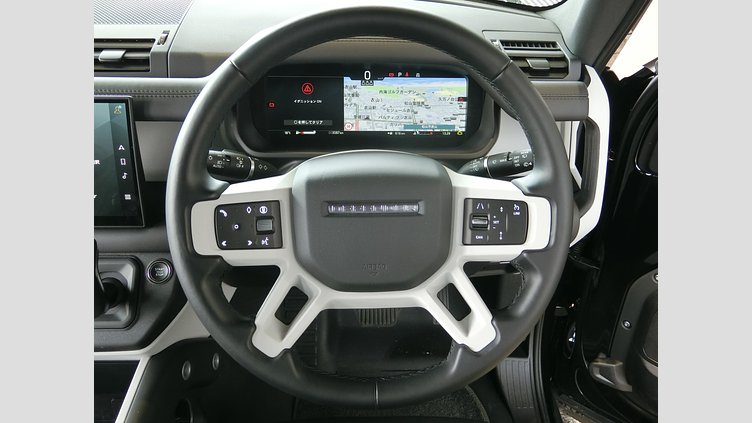 2025 認定中古車 Land Rover Defender 110 サントリーニブラック P300 ガソリン X-Dynamic SE