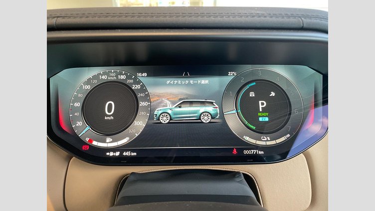 2025 認定中古車 Land Rover Range Rover Sport サントリーニブラック P550eプラグインハイブリッド（ガソリン） スタンダードホイールベース Dynamic SE