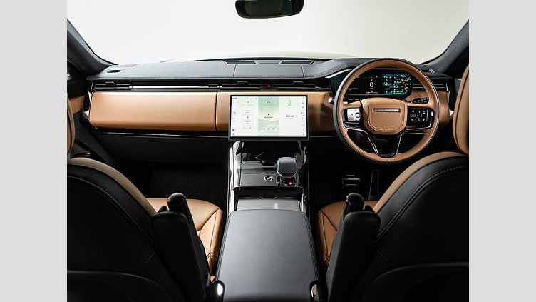 2025 認定中古車 Land Rover Range Rover Sport サントリーニブラック D300マイルドハイブリッド スタンダードホイールベース Dynamic SE