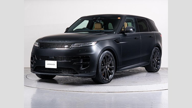 2025 認定中古車 Land Rover Range Rover Sport サントリーニブラック D300マイルドハイブリッド スタンダードホイールベース Dynamic SE
