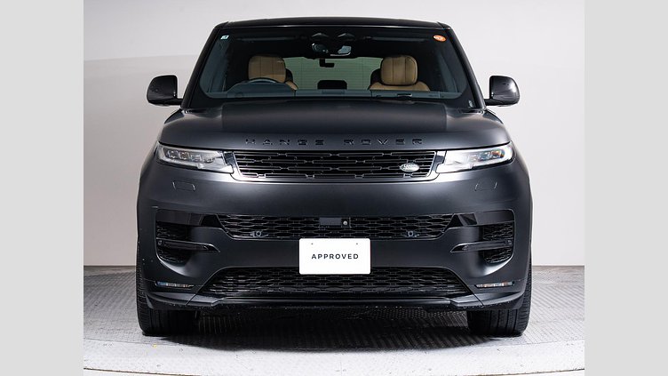 2025 認定中古車 Land Rover Range Rover Sport サントリーニブラック D300マイルドハイブリッド スタンダードホイールベース Dynamic SE