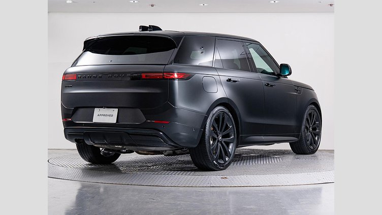 2025 認定中古車 Land Rover Range Rover Sport サントリーニブラック D300マイルドハイブリッド スタンダードホイールベース Dynamic SE