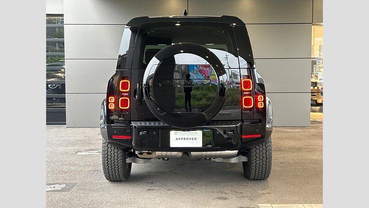2025 認定中古車 Land Rover Defender 90 サントリーニブラック D350 ディーゼルマイルドハイブリッド X-Dynamic HSE