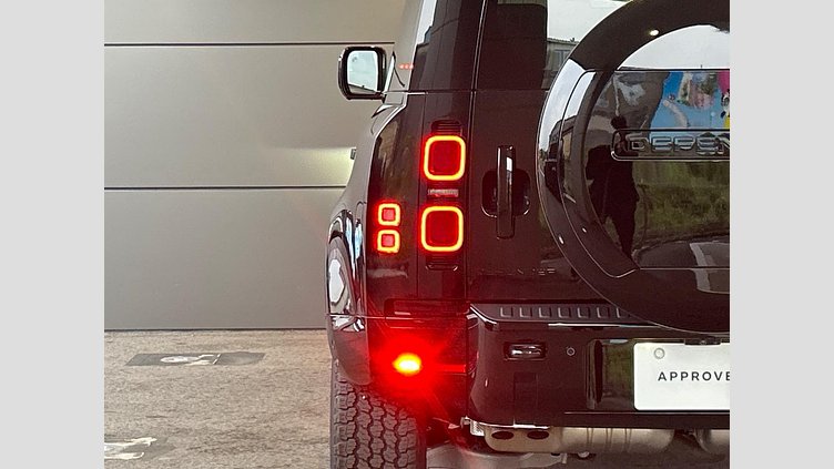 2025 認定中古車 Land Rover Defender 90 サントリーニブラック D350 ディーゼルマイルドハイブリッド X-Dynamic HSE