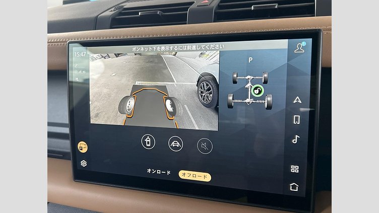 2025 認定中古車 Land Rover Defender 90 サントリーニブラック D350 ディーゼルマイルドハイブリッド X-Dynamic HSE