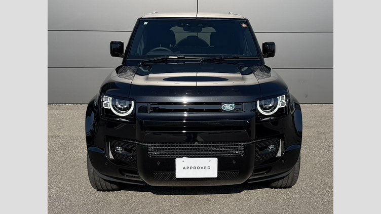 2025 認定中古車 Land Rover Defender 110 サントリーニブラック D350 ディーゼルマイルドハイブリッド X-Dynamic HSE