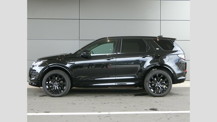 2024 認定中古車 Land Rover Discovery Sport サントリーニブラック プラグインハイブリッド（ガソリン） 標準ホイール Dynamic HSE