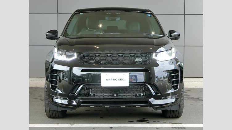 2024 認定中古車 Land Rover Discovery Sport サントリーニブラック プラグインハイブリッド（ガソリン） 標準ホイール Dynamic HSE
