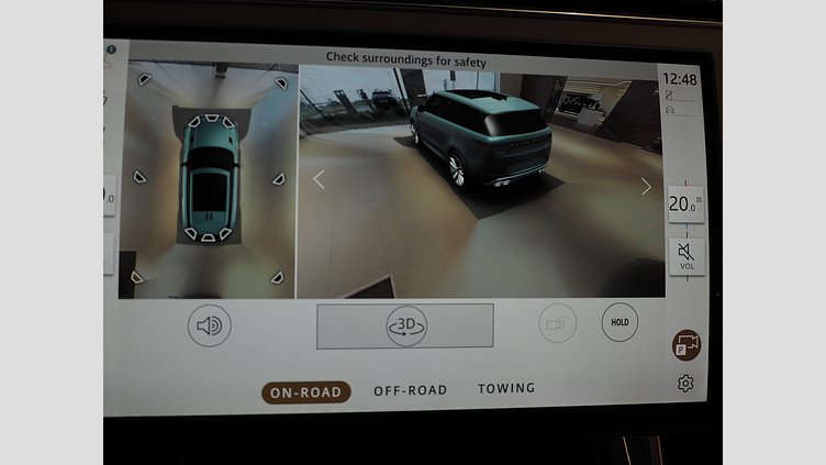 2025 Ny Land Rover Range Rover Sport Santorini Black P460e Bensin Plug-in Hybrid Kort hjulbas (SWB) Dynamic SE