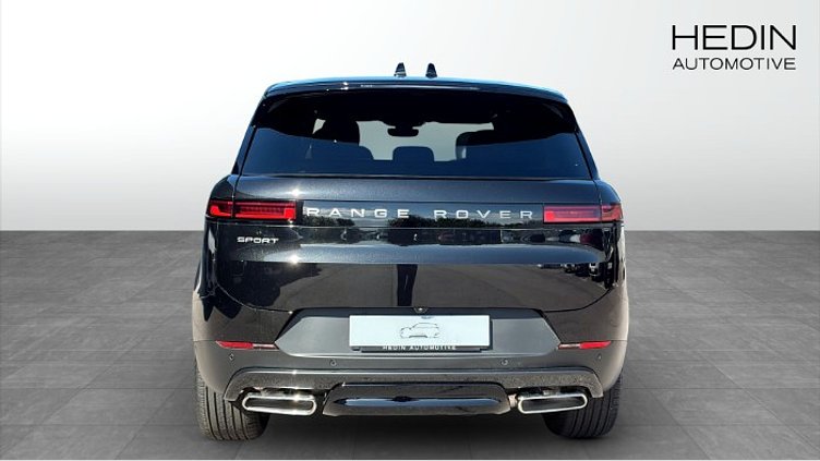 2025 Ny Land Rover Range Rover Sport Santorini Black P460e Bensin Plug-in Hybrid Kort hjulbas (SWB) SE