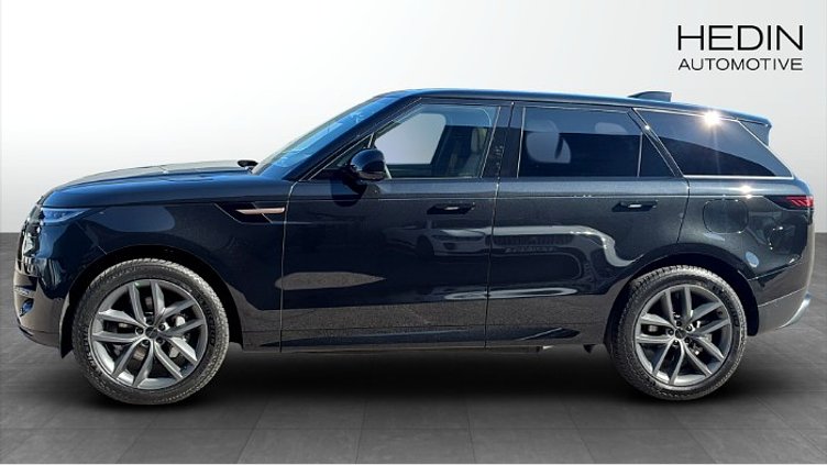 2025 Ny Land Rover Range Rover Sport Santorini Black P460e Bensin Plug-in Hybrid Kort hjulbas (SWB) SE